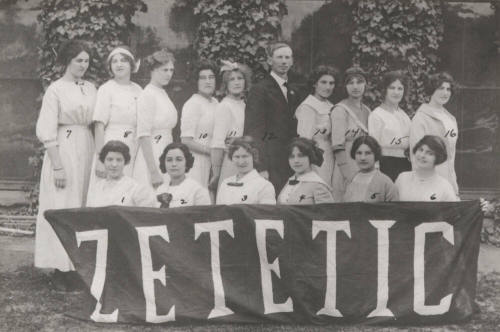 1913 Members of the Zetetic Society with Sponsor James Lee Felton