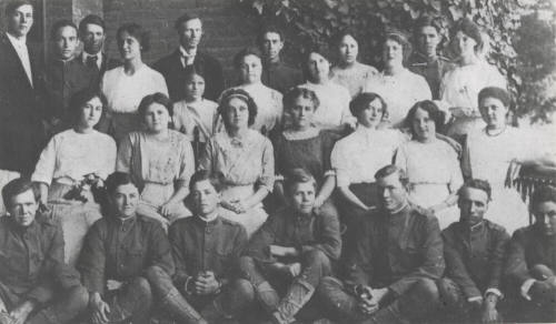 The Editorial Staff of the Tempe Nomal Student 1911-1912
