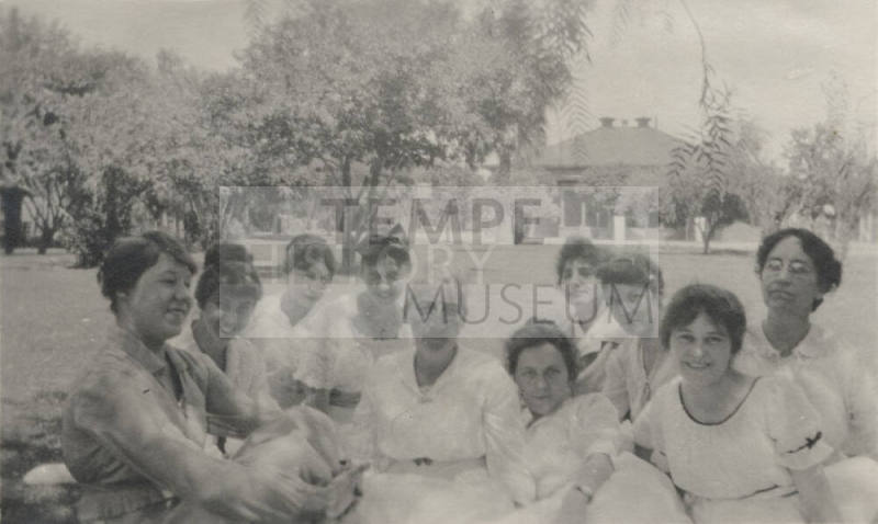 Group Photograph of Coeds
