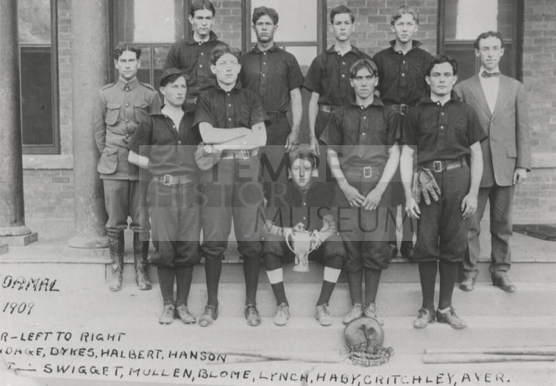 The 1909 Tempe Normal School's Men's Baseball Team