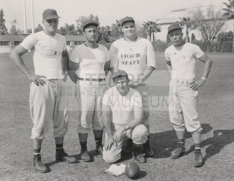 Football Coach Larry Seimering and Staff