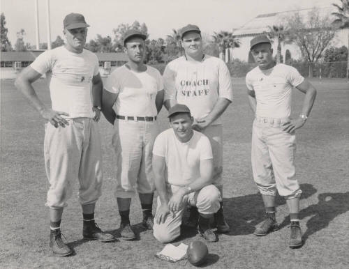 Football Coach Larry Seimering and Staff