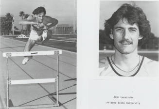John Lenstrohm, Hurdler for the Arizona State University Track Team