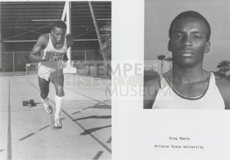 Greg Moore, Runner for the Arizona State University Track Team