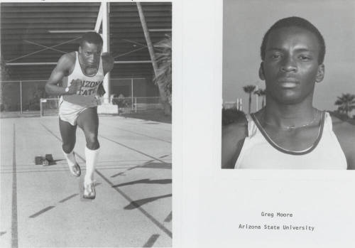 Greg Moore, Runner for the Arizona State University Track Team