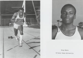 Greg Moore, Runner for the Arizona State University Track Team