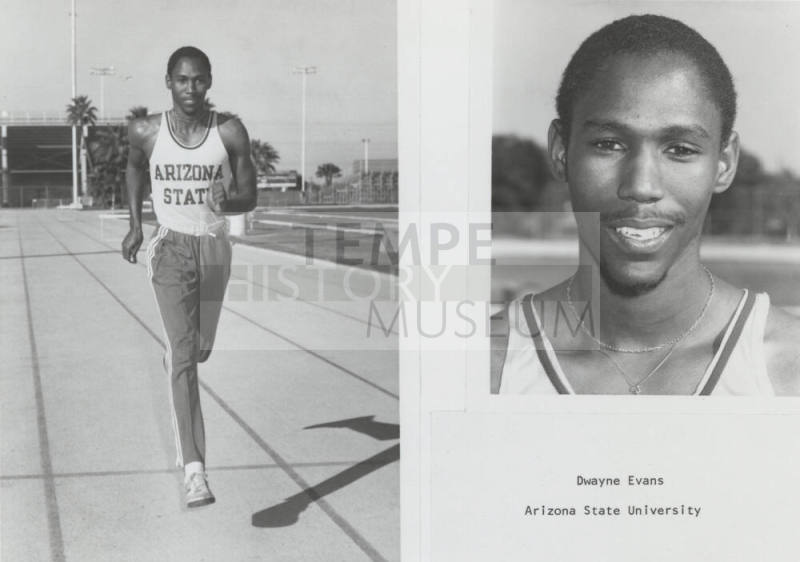 Dwayne Evans, Runner for the Arizona State University Track Team