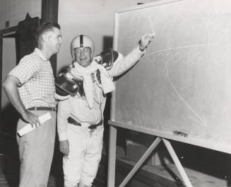Jerry Van Dyke Outlines Football Play