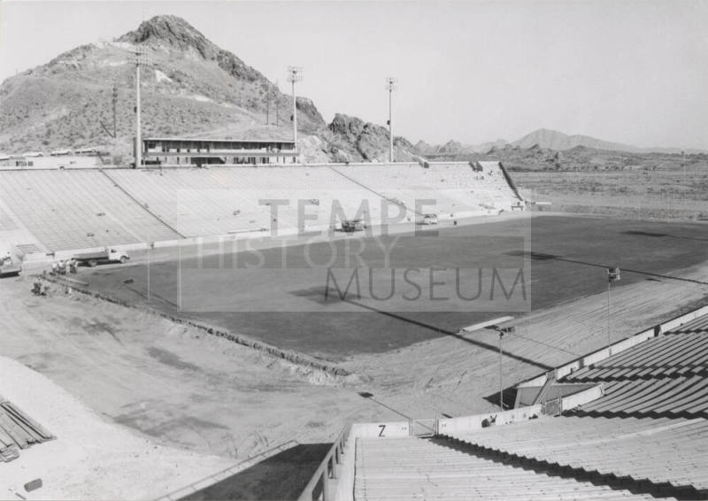 Finishing the Football Stadium