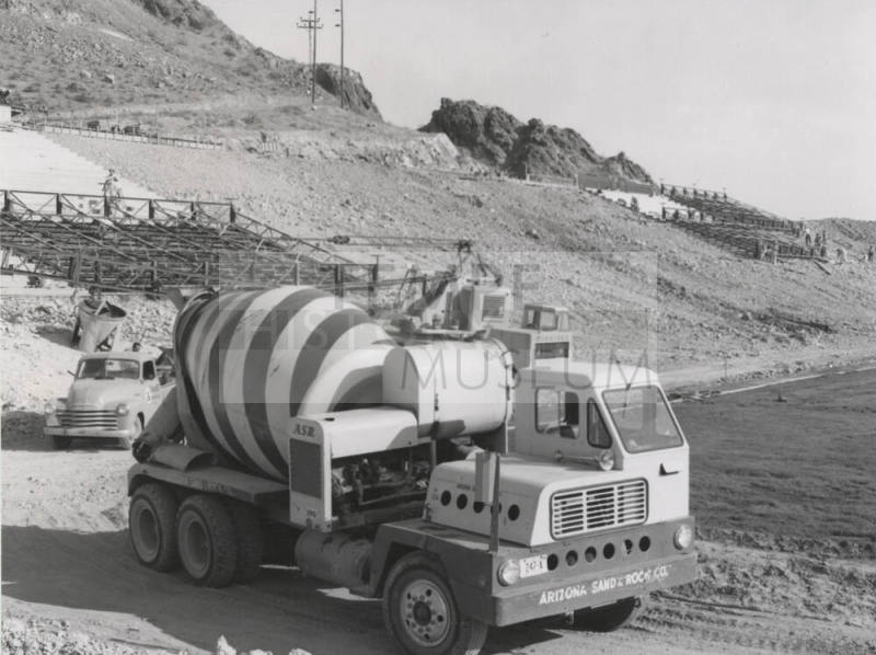 Sun Devil Stadium's Start of Construction in 1958