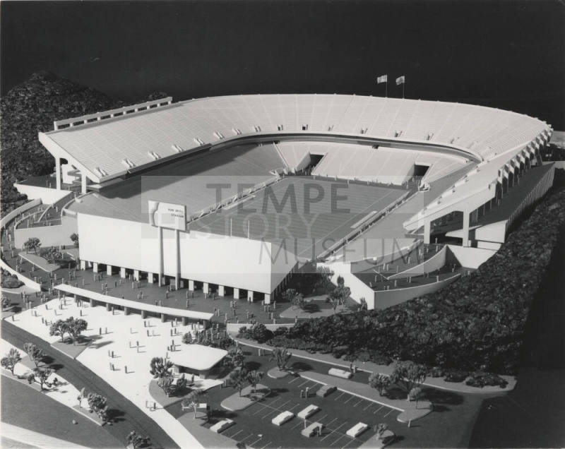 Concept Model of Sun Devil Stadium