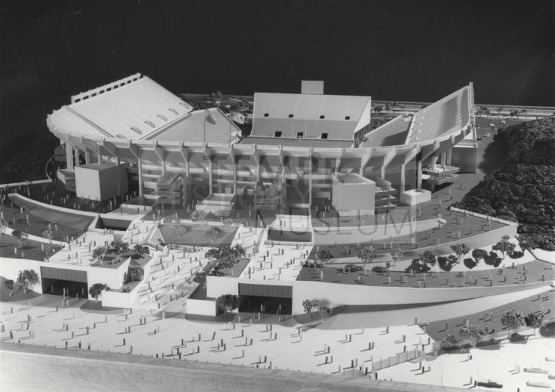 Concept Diorama of Sun Devil Stadium