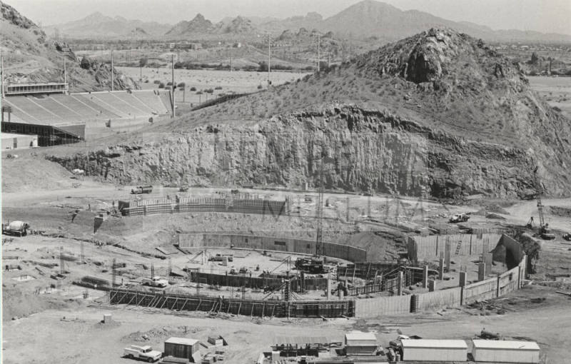 Sun Devil Stadium Construction