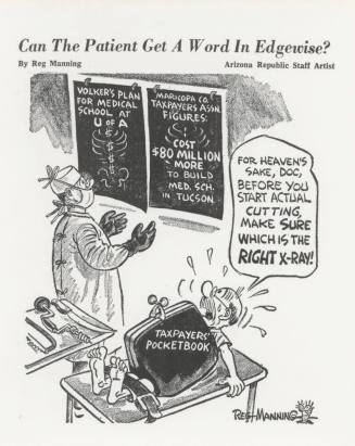 Cartoon on Taxes for Medical School