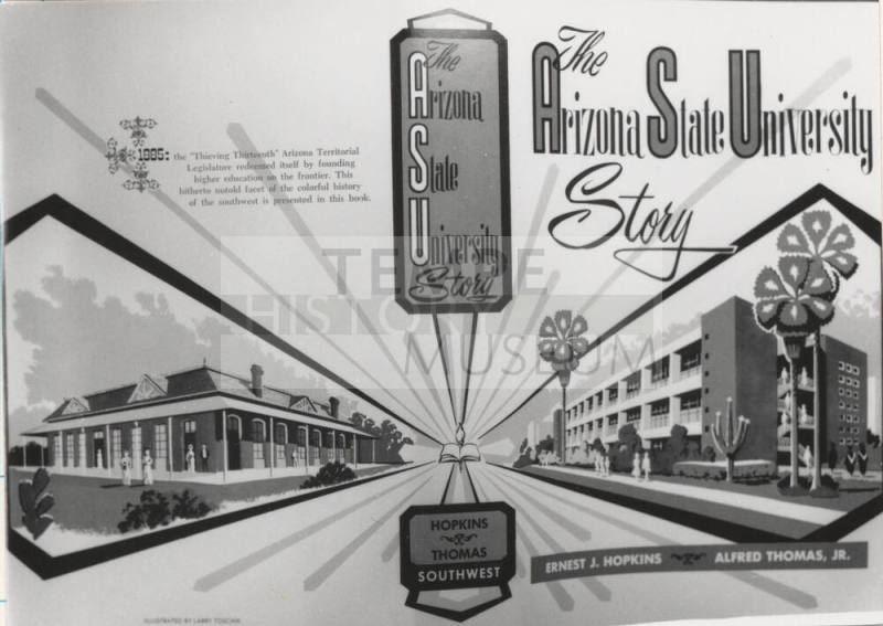 Back Cover for Book "The Arizona State University Story"
