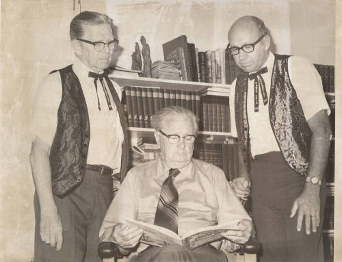 Tempe Centennial Committee Looks at "Ferry Tale" (Larger Photograph)
