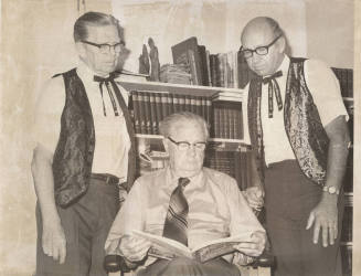 Tempe Centennial Committee Looks at "Ferry Tale" (Larger Photograph)