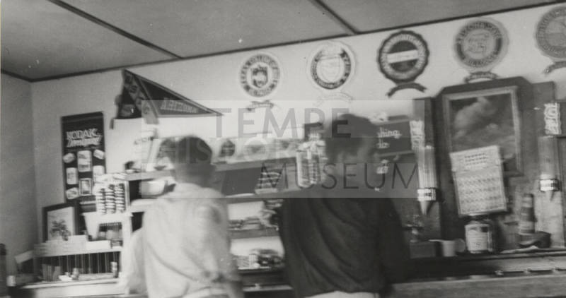 Interior of Joe Pigg's Restaurant at Corner of College and 8th Street