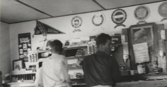 Interior of Joe Pigg's Restaurant at Corner of College and 8th Street