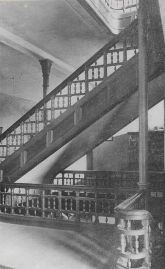 Wood Stairway in Main Building
