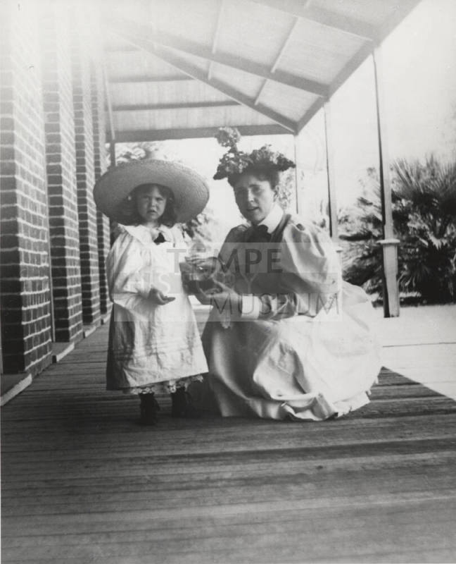First Married Woman to Attend Arizona State Teachers College with Her Daughter