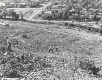 Students Climbing "A" Mountain