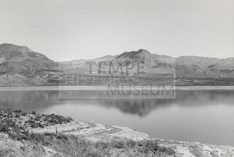 Sierra Ancha Flanking Roosevelt Lake, Looking East from Highway 188