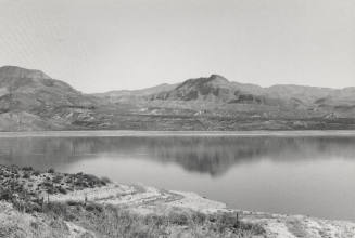 Sierra Ancha Flanking Roosevelt Lake, Looking East from Highway 188
