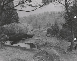 View from Devil's Den Toward Little Round Top, Gettysburg Battlefield