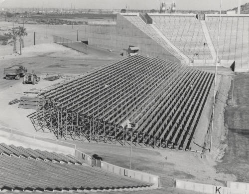 Bleachers Under Construction at New Stadium
