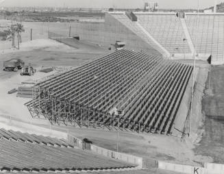 Bleachers Under Construction at New Stadium