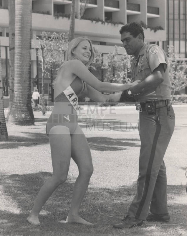 Demonstration of Karate by Miss Arizona