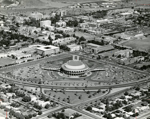 Aerial View of Grady Gammage Auditorium