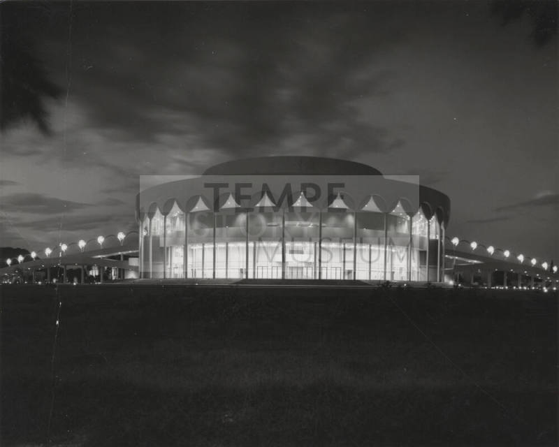 Night View of Grady Gammage Auditorium