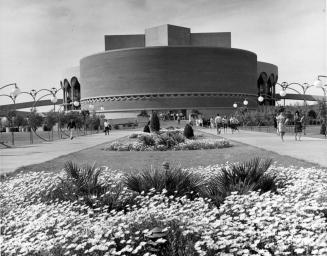 View of Gammage Auditorium Main Entrance from the Northeast