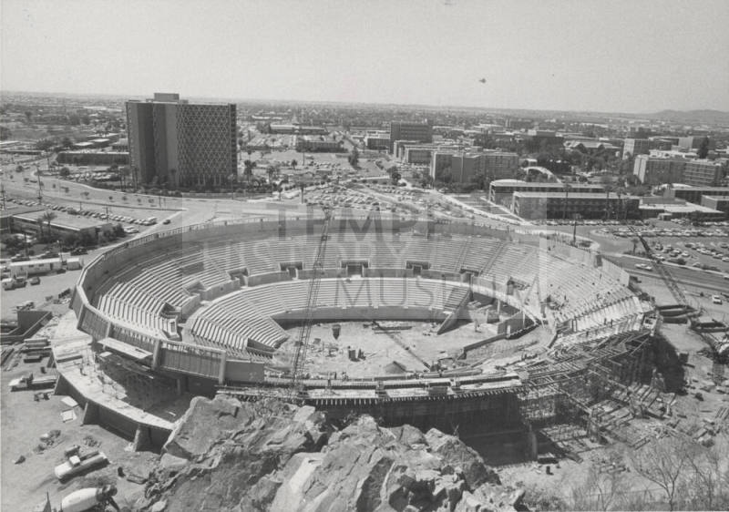 Construction of Arizona State University's Stadium